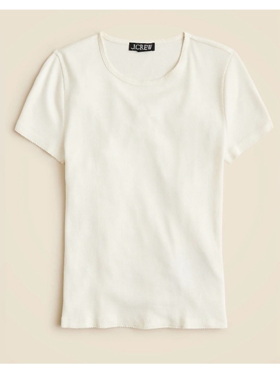 J. Crew Tops - J.Crew Fine Rib Short Sleeve T-Shirt